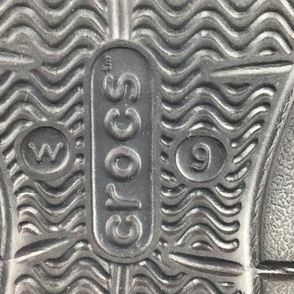 Crocs Black Flip Flop Thong Sandals‎ Size 9